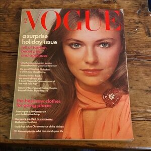 Vogue Magazine December 1973 Jacqueline Bisset